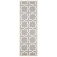 thumbnail image 5 of SAFAVIEH Cambridge Liz Geometric Wool Area Rug, Silver/Ivory, 8' x 8' Round, 5 of 10