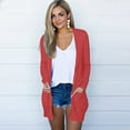 thumbnail image 4 of Cardigan For Women Plus Size With Pockets Cardigan Fall Open Front Cardigan With Pockets Lightweight Cardigan Sweater, 4 of 9