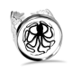 thumbnail image 1 of Anillo de compromiso de Pulpo negro ajustable, 1 of 3