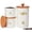 White, variant on 3-Pack Large Airtight Coffee Canister, Storage for Coffee Beans & Grounds, also for Flour, Sugar, Tea