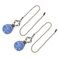 thumbnail image 1 of BEADCEST 2Ud Cadena Decorativa Con Conector Para Ventilador De En Cristal Azul Oscuro, 1 of 8