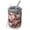 Pioneer Flower-1, variant on 12oz Coffee Tumblers Pioneer Flower Stainless Steel Vacuum Insulated Travel Tumbler Coffee Cups Mug with Lid and Straw with Cleaning Brush for Cold & Hot Drinks