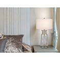 thumbnail image 3 of Cal Lighting 150W 3 Way Keswick Glass Table Lamp With Hardback Fabric Shade (Sold In Pairs), 3 of 5