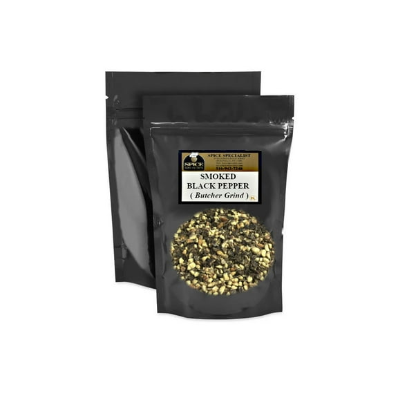 Smoked Black Pepper ( BUTCHER GRIND ) - 10 oz Bag - KOSHER