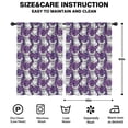 thumbnail image 2 of Blackout Kids Curtains,Purple French Bulldog Childrens Insulated Curtains Set Of 2,Bedroom Essentials,Toddler Room Decor 42x63in(106x160cm), 2 of 4