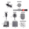 thumbnail image 4 of Kit Detallado Automotriz  Bloosom Lavado Limpieza Juego 10 Piezas Gris, 4 of 5