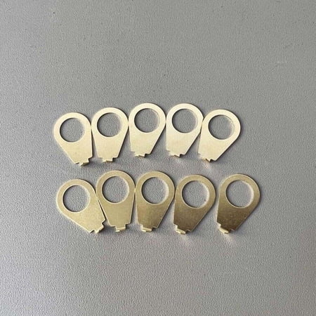 10Pcs Guitar Knobs Pointer Plate Indicator Washers for Gibson LP Electric Guitar