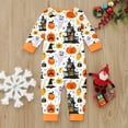 thumbnail image 4 of Ensemble de Pyjama Imprimé pour Bébé, Chaud pour la Maison, Deux Pièces, Halloween, 4 of 4