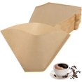 thumbnail image 1 of 200 PCS #4 Cone Coffee Filter for Ninja Dual Brew Coffee Maker, Disposable 8-12 Cups Coffee Paper Filters Natural Brown Unbleached Coffee Filters for, 1 of 4
