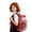 Red, variant on Clear Backpack For School Transparent Front Panel Backpack Lightweight Easy Visibility Front Load Daypack For Daily School Use