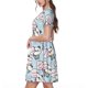 thumbnail image 2 of Disketp Cute Panda Bear para Vestido de Manga Corta para Mujeres, Vestidos de Verano para Mujeres, Casual y Holgado para la Playa, 2 of 6