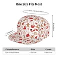 thumbnail image 4 of Hirioo Gingerbread Holiday Sweets for Baseball Cap Men Cap Flat Brim for Men Women Teens Adjustable Baseball Cap, 4 of 7