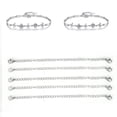thumbnail image 1 of Jewelry 20Pcs Stainless Steel Jewelry Findings Making Lobster Clasp Extension Chain 5in, 1 of 8