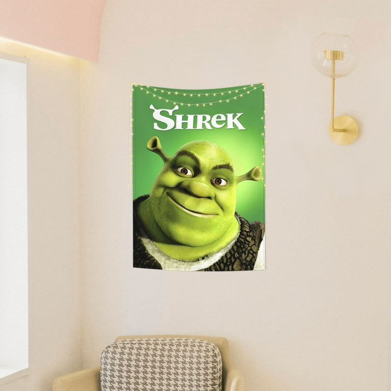 Cartoon Shrek Tapestry Polyester Wall Art Tapestry Decorative Bedroom Modern Home Wall Hanging Tapestry Wall Decoration 29x37in Walmart