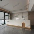 thumbnail image 4 of Modern Front Reception Desks Conference Lectern Store Podium Luxury Desk Lectern Information Rezeptionstisch Theater Furniture My Lux Decor Round, 4 of 9
