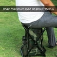 thumbnail image 2 of Silla de pesca plegable económica para acampar taburete mochila portátil enfriador bolsa de Picnic aislada bolsa de mesa para asiento de senderismo JShteea  El nuevo, 2 of 9