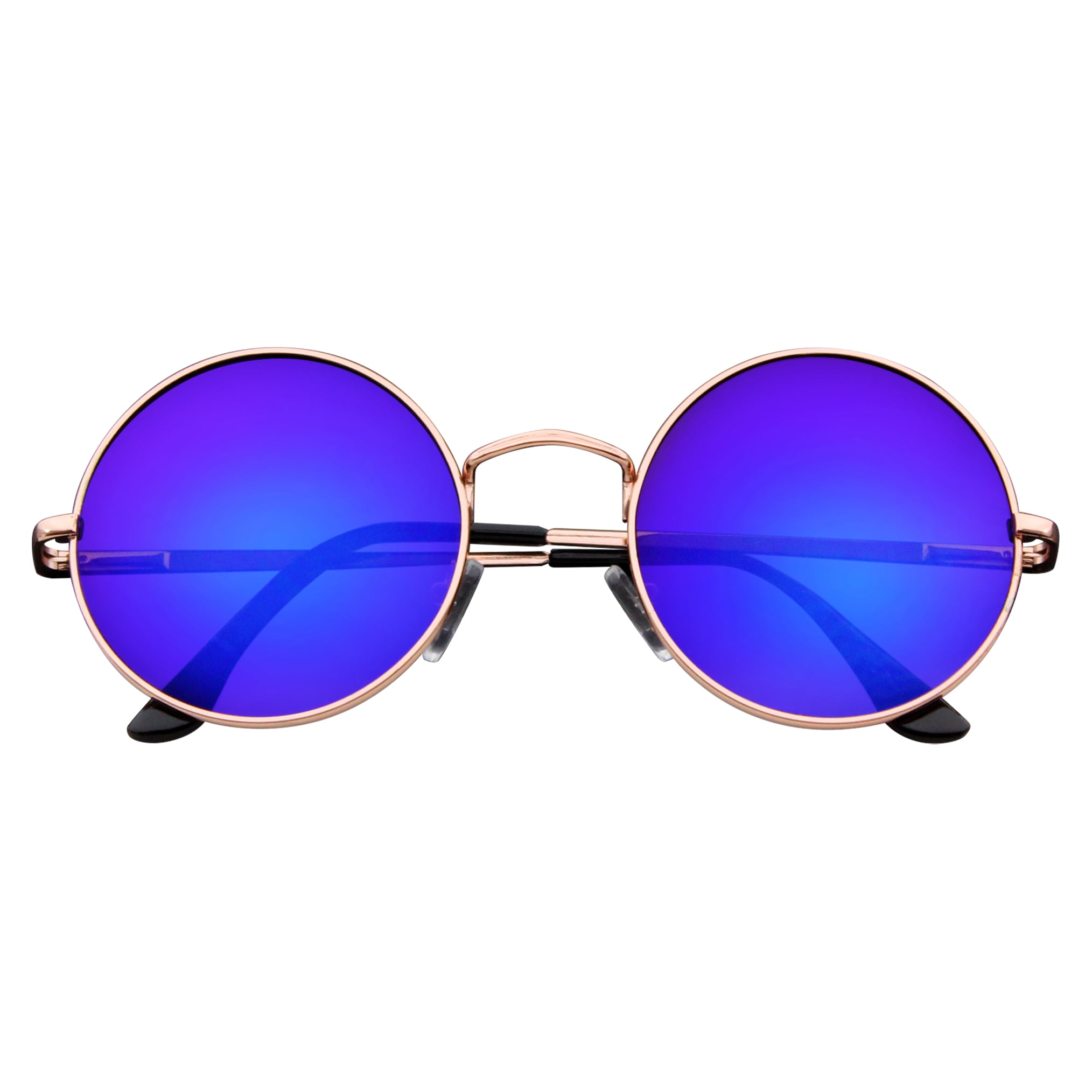 Unisex Round Red ‘Lennon’ Iconic Style Sunglasses UV400 retro Oval Women’s/men 