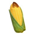 thumbnail image 3 of kusrkot Poupée de Simulation de Maïs Adorable Coussin de Légumes Poupée Décorative pour Balcon Fête avec Feuille, 3 of 9