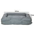 thumbnail image 2 of Cama para Perro Extra Grande Resistente e Impermeable para Exterior Homero en Gris, 2 of 6