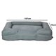 thumbnail image 2 of Cama para Perro Extra Grande Resistente e Impermeable para Exterior Homero en Gris, 2 of 6