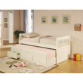 thumbnail image 2 of Coaster Rochford Wood Twin Captain's Daybed with Storage Trundle in White, 2 of 2