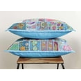 thumbnail image 4 of RAJBHOOMI HANDICRAFTS khambhadiya Pillow Cover 24 * 16 Inch Set of 2 Decorative Cotton Handmade Covers Square Pillow Modern Home Decor for Bed(Turquoise ), 4 of 4