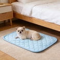 thumbnail image 5 of Pet Cooling Mat Cloth Summer Sleeping Pad Foldable Cool Bed for Cats Dogs Crate Sofa Car Travel Indoor Outdoor Washable Breathable Portable Chill Pad Home Summer Relief Travel Rest Pad Cozy Chill Pad, 5 of 6