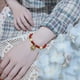 thumbnail image 4 of Pulsera de Cuentas Turquesas, Estilo Yoga Ajustable, Diseño de Luminoso Colgante, Regal Personalización para Mujer, Aniversario o Cumpleaños, Cuentas 8 Mm, 18 G de Peso., 4 of 4