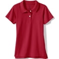 thumbnail image 3 of Lands' End Girls Short Sleeve Feminine Fit Interlock Polo Shirt, 3 of 3