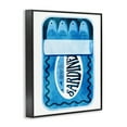 thumbnail image 2 of Stupell Industries Modern Canned Sardines Black Framed Giclee Art design by Lil' Rue, 14 x 11, 2 of 7