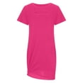 thumbnail image 1 of Birdeem Robes pour Femmes Mode Été Confort Couleur Unie Manches Courtes Col Rond, 1 of 9