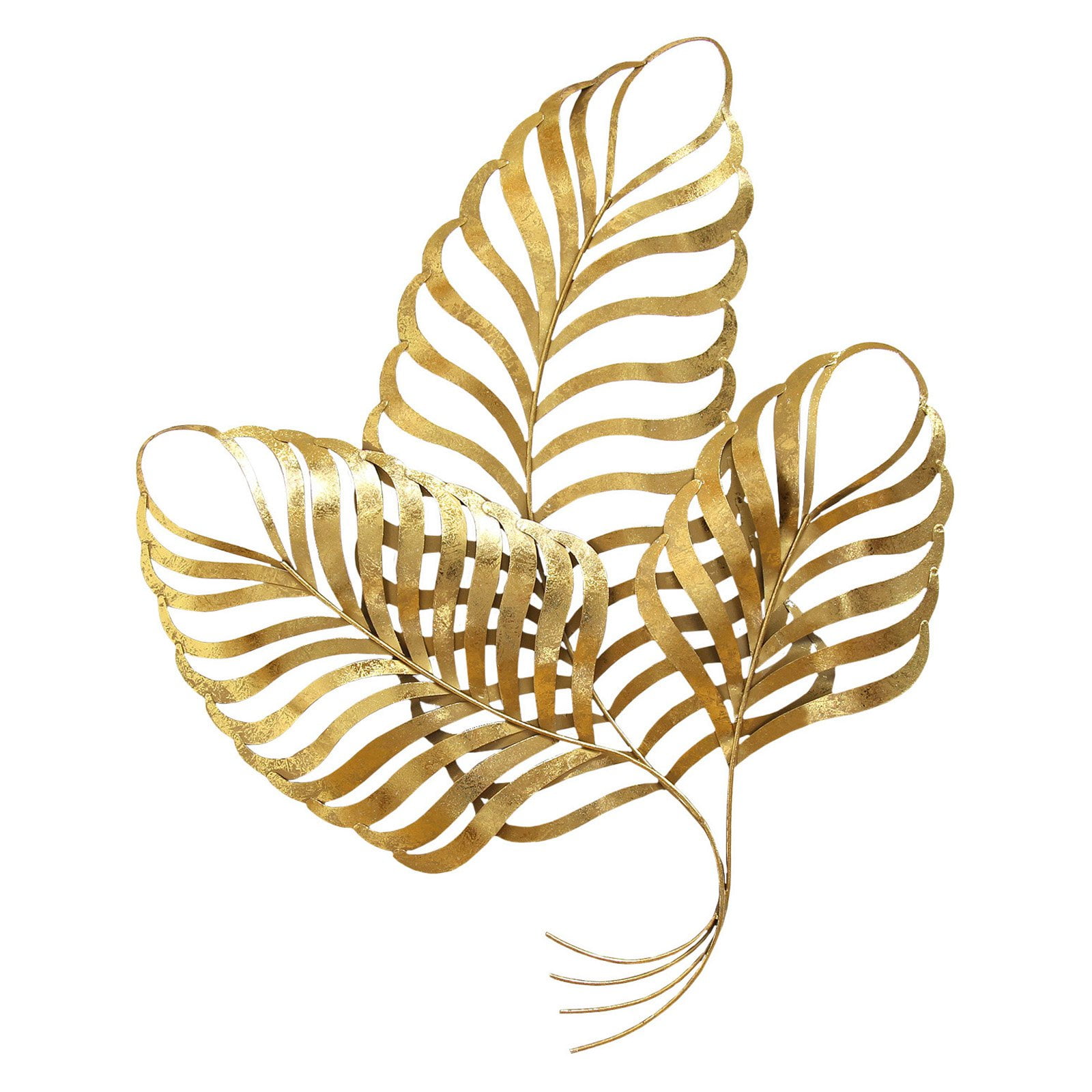 Stratton Home Decor Elegant Gold Leaf Wall Decor
