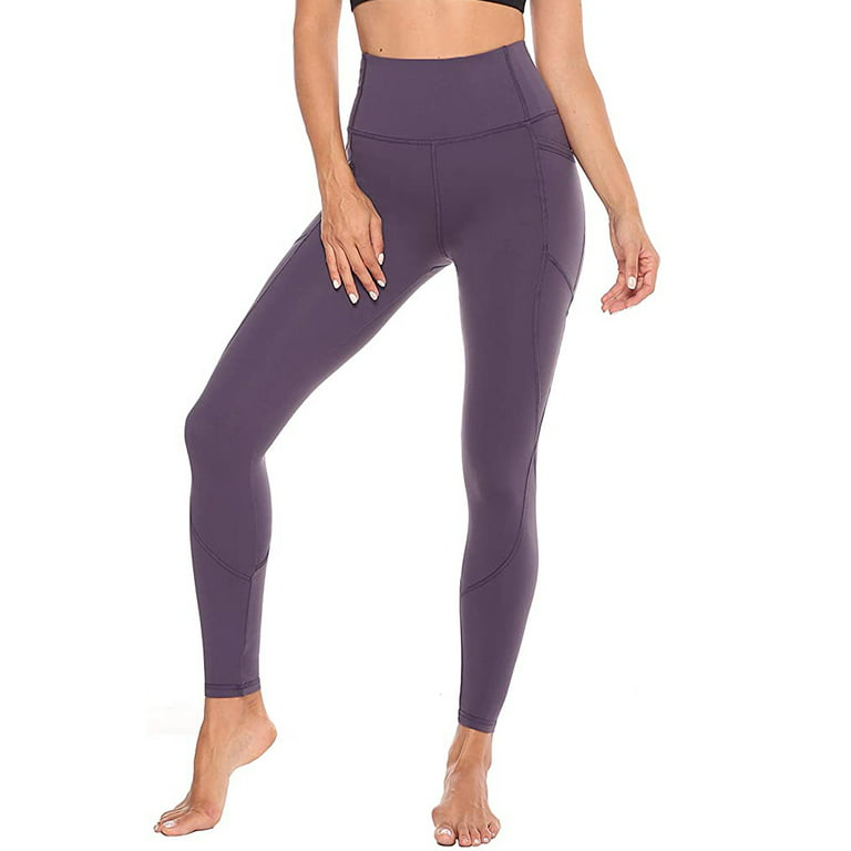 Guvpev Ladies Sexy Loose Printed Yoga Pants With Pockets Pull Up