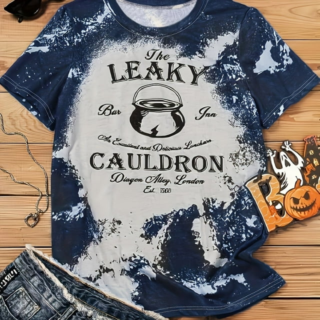 Letter Print Crew Neck T-Shirt, Casual Short Sleeve T-Shirt For Spring & Summer, Women's Clothing
