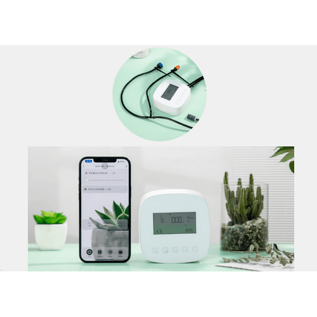 Sistema de riego automático WiFi yeacher Kit de riego por goteo de bricolaje