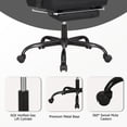 thumbnail image 5 of eclife Office Chair With Foot Rest Ergonomic Swivel Mesh Task Office Chair Black, 5 of 5