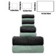 thumbnail image 3 of Fiudx Juego de Toallas de Terciopelo, Colección de 8 Piezas de Algodón Suave, Toallas de Baño Superabsorbentes, Elegantes Toallitas y Toallas Cuadradas, para Baño Diario, Lavado Facial y Uso Doméstic, 3 of 6
