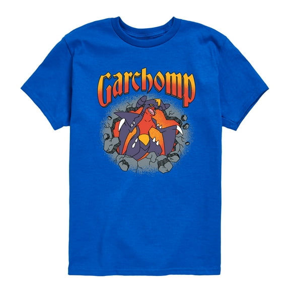 Pokémon - Garchomp Rocks - Youth Short Sleeve Graphic T-Shirt