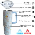thumbnail image 5 of Elephant Tumbler with Handle Lid and Straw,40 Oz Elephant Tumbler Water Bottle Travel Coffee Cup Mug,Elephant Gifts for Women Mom Daughter Girlfriend Teenage Girls Bridesmaid, 5 of 6