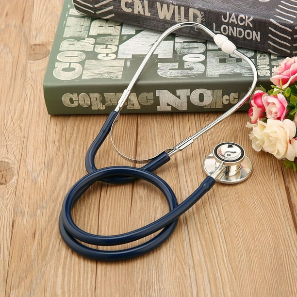 Doublesided Stethoscope Single Tube Doctors Nurse Cardiology