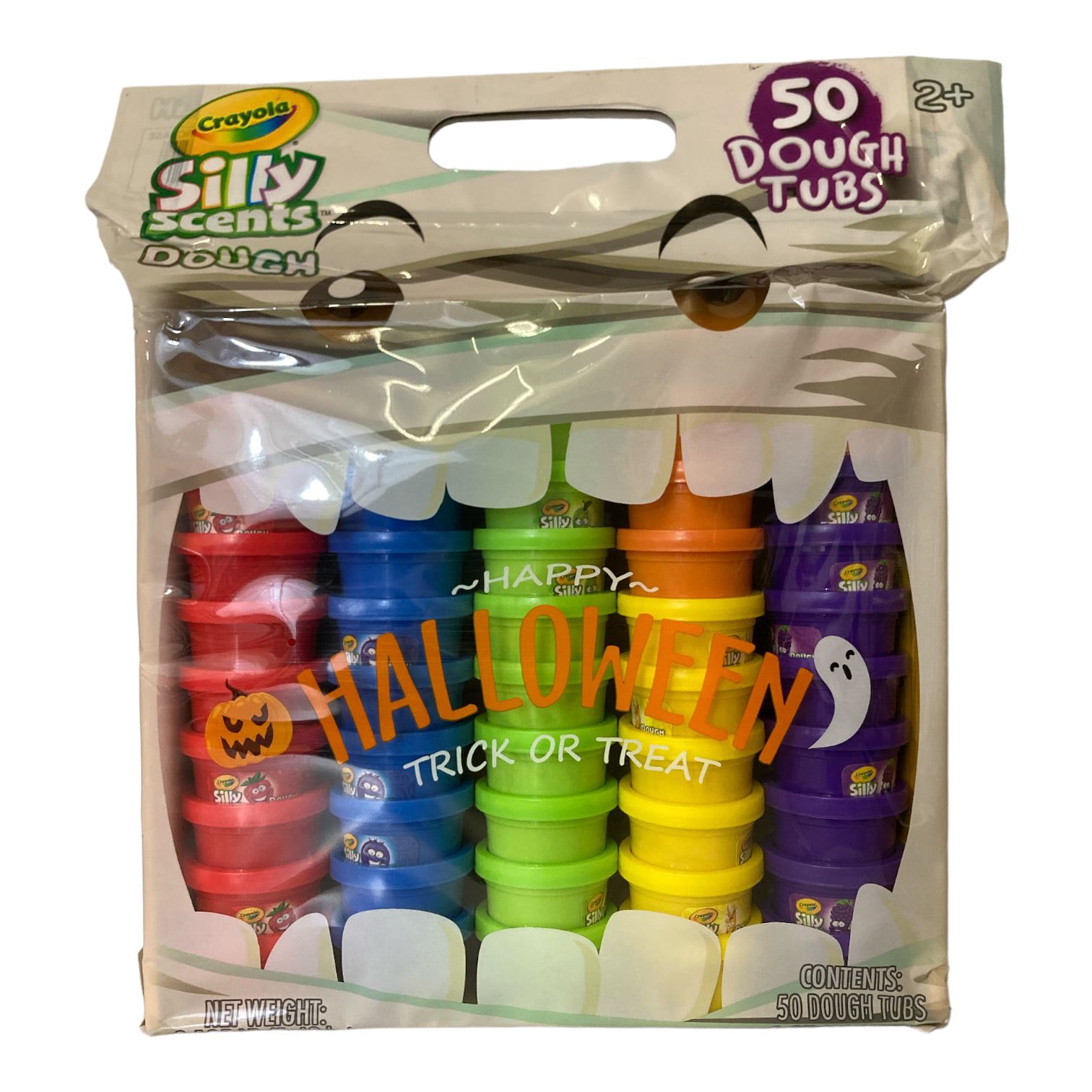 Crayola Dough - Silly Scents | 60x1oz Scented Play Dough Tubs in 6 Bright  Colors & Scents | Party Favor Bags, Valentines Day Goody Bag Stuffers, and