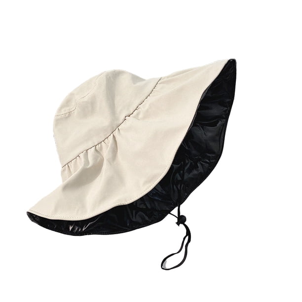 Sombrero de sol de caza con cola de caballo para mujer, sombrero de pescador para exteriores con borde ancho y protección UV
