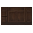 thumbnail image 5 of 54 in. W x 21 in. D x 32.5 in. H Bath Vanity Cabinet without Top in Brown, 5 of 5