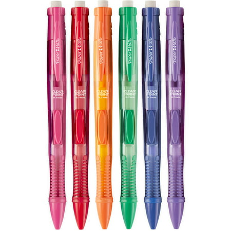 Paper Mate Clearpoint Color Lead Mechanical Pencils, 0.7mm, Assorted Colors, Pack of (Best Lead Pencil In The World)
