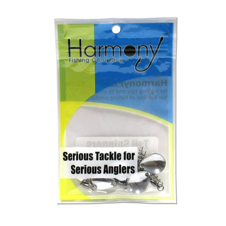 Harmony Fishing - [7 Pack] Colorado Blade Tail Spinners Hitchhikers for Soft Plastic/senko Fishing Lures