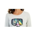 thumbnail image 2 of Karen Scott Womens Long Sleeve Holiday Top Light Smoke Heather XL, 2 of 3