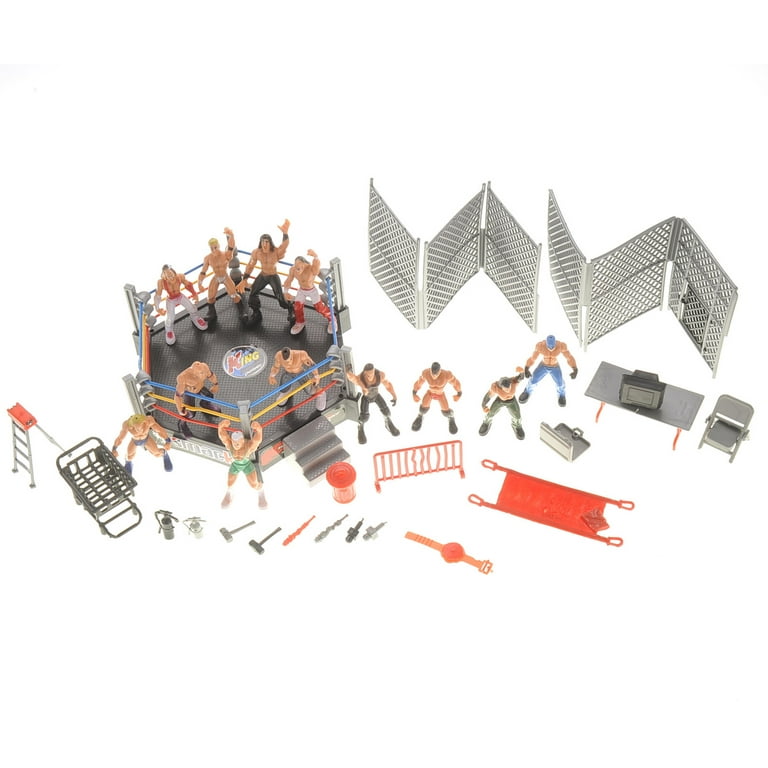 AZ Trading & Import PS37D Wrestling Toy Figure with Ring AZ Trading & Import PS37D Wrestling Toy Figure with Ring