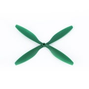 10x4.5" 1045 BLACK Red Nylon Propeller For Hex Rotation Hexa Multicopter