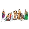 thumbnail image 1 of Juego de figuras de la Natividad de Navidad, estatua de resina de Jesús para encimera de la Sagrada Familia, pesebre de Jesús para chimenea, fiesta,, 1 of 9