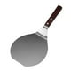 thumbnail image 2 of Espátula para pizza de acero inoxidable con mango de madera, multiusos, de metal, para pizza, pasteles, pala, herramienta de transferencia, 2 of 9